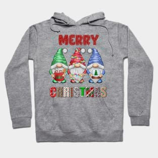 Merry Christmas Gnome Family Funny Xmas Tree Women Men Kids Hoodie